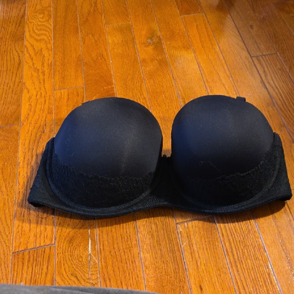 Torrid Elegant Black Strapless Bra